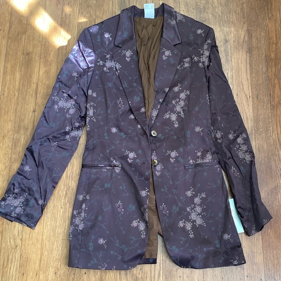 Oilily Jackets & Blazers - For @livelaughlovem3: Oilily Dark Burgundy Blazer Womens